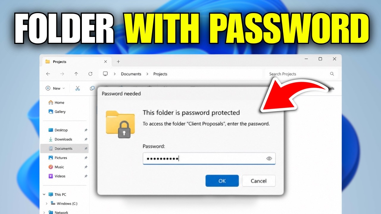 How To Make Folder With Password In Windows 11