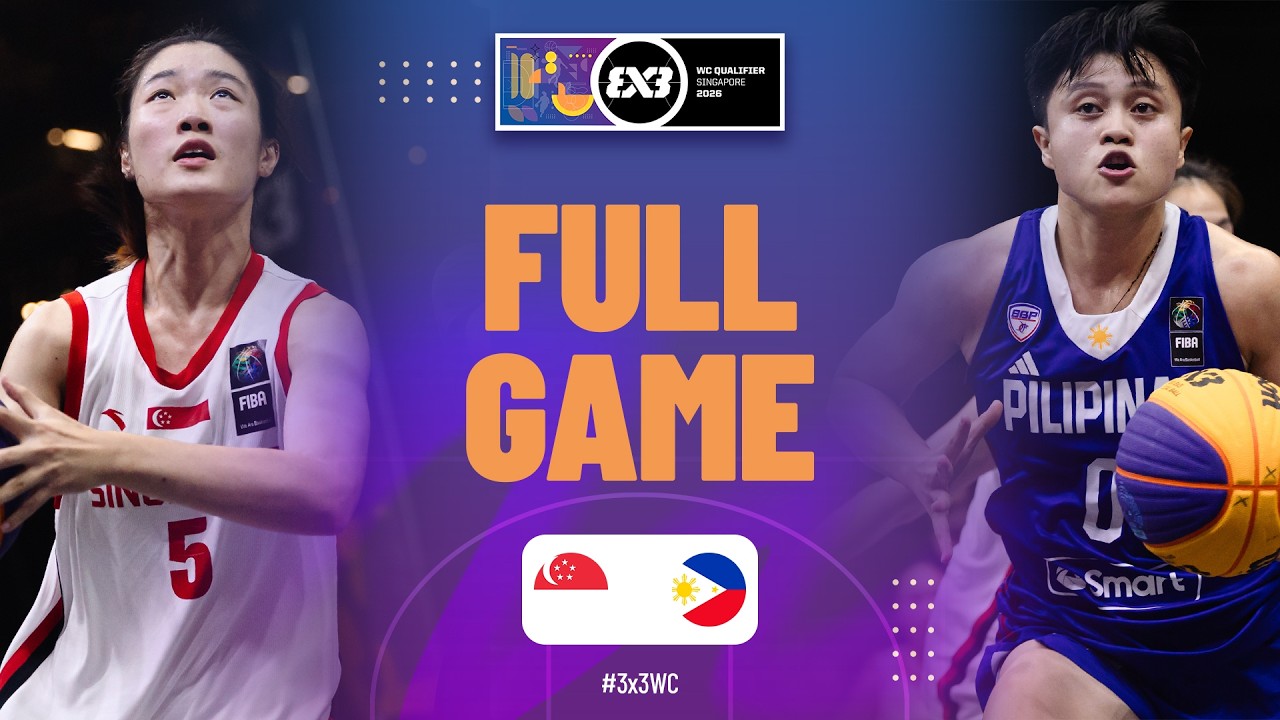 SGP 🇸🇬 vs PHI 🇵🇭 | WORLD CUP TICKET GAME | FIBA World Cup Qualifier 2026 | #3x3Basketball
