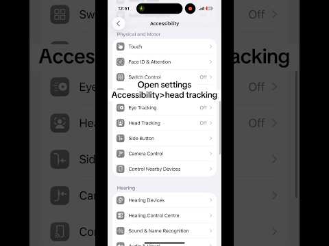 How to scroll without touching your screen on iPhone #ios #ios26 #headtracking #apple