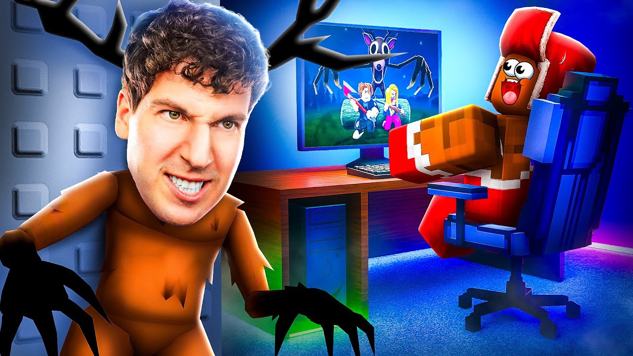 Мой друг встретил оленя в Roblox за 99 ночей 🦌