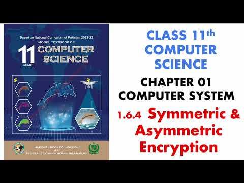32. Symmetric & Asymmetric Encryption | 11 Class Computer Science 2024 | Unit # 01 | FBISE