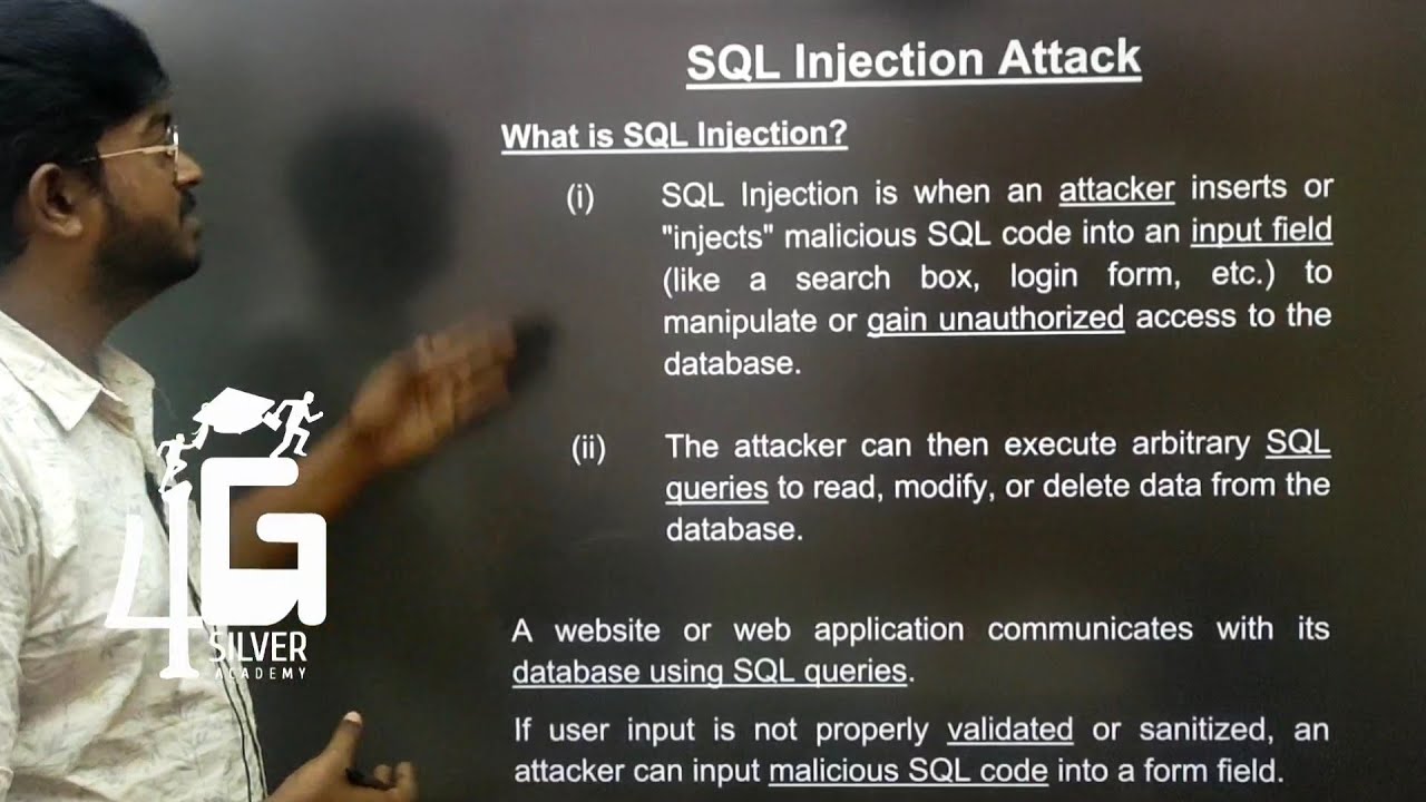 SQL Injection Attack Explained in Tamil | Cryptography & Cyber Security Basics (Unit 5) 🔐