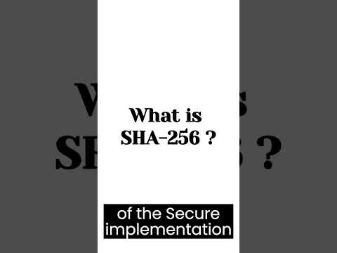What is SHA-256 ?