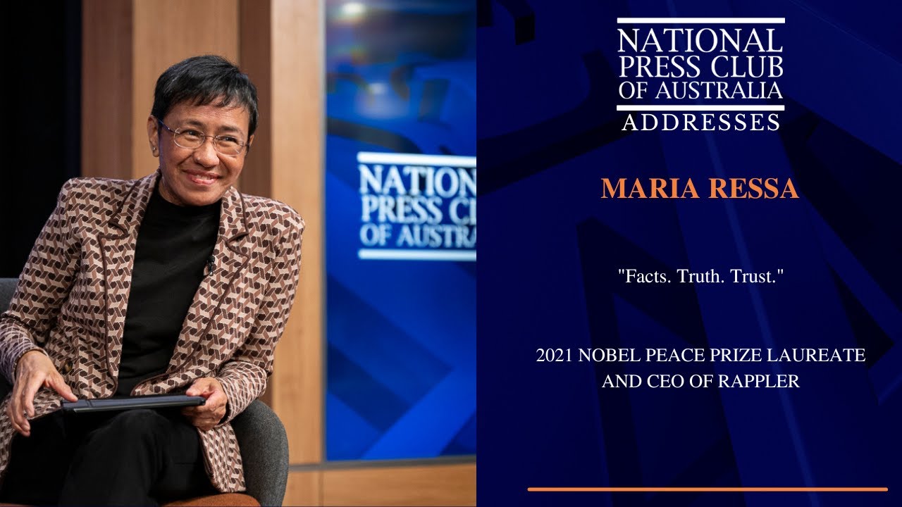 Maria Ressa's Full Address to Australia's Press Club