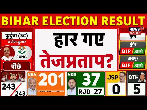 Mahua Vidhansabha Election Results LIVE | Tejpratap Yadav Seat Result | Bihar Election Results LIVE
