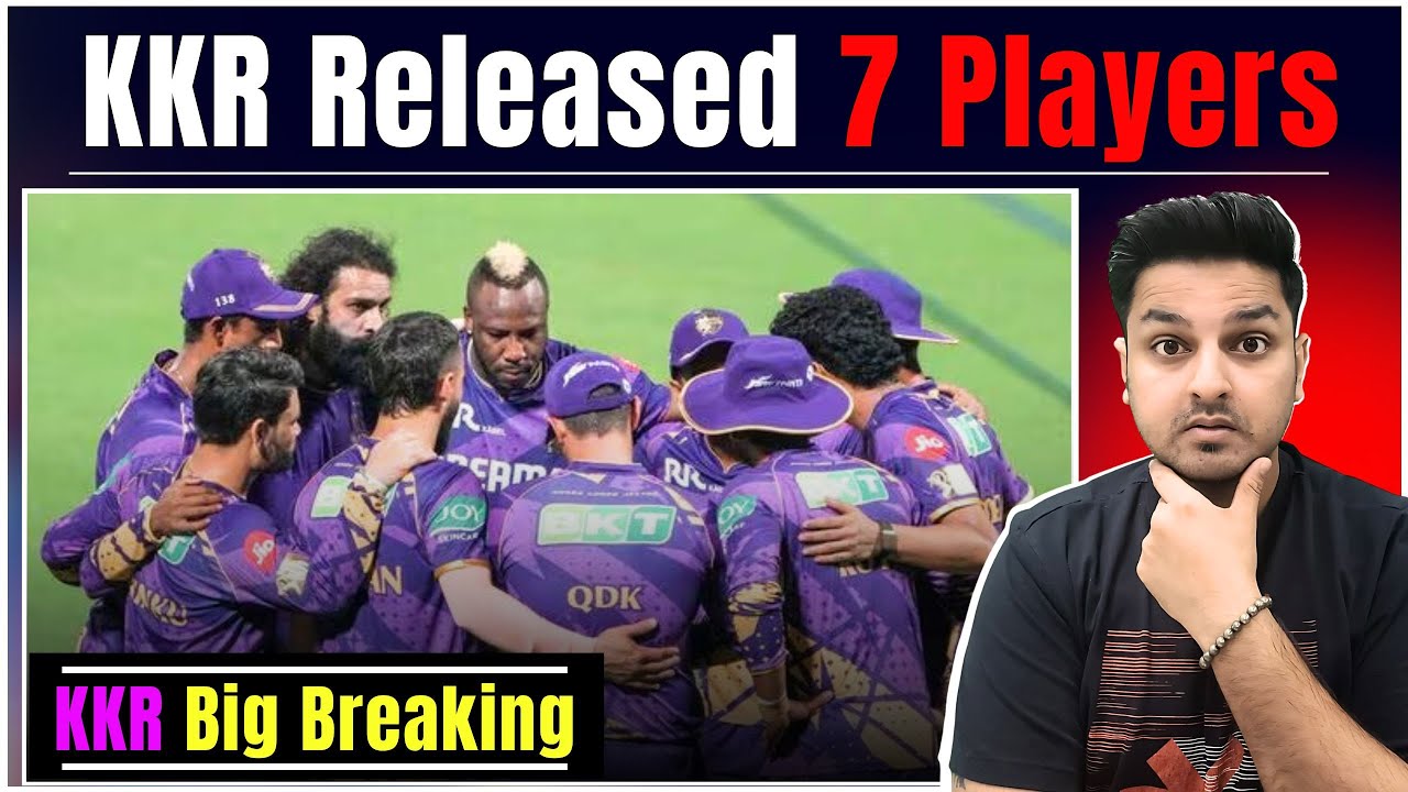 KKR Releases 7 Players Ahead of IPL 2026 🏏