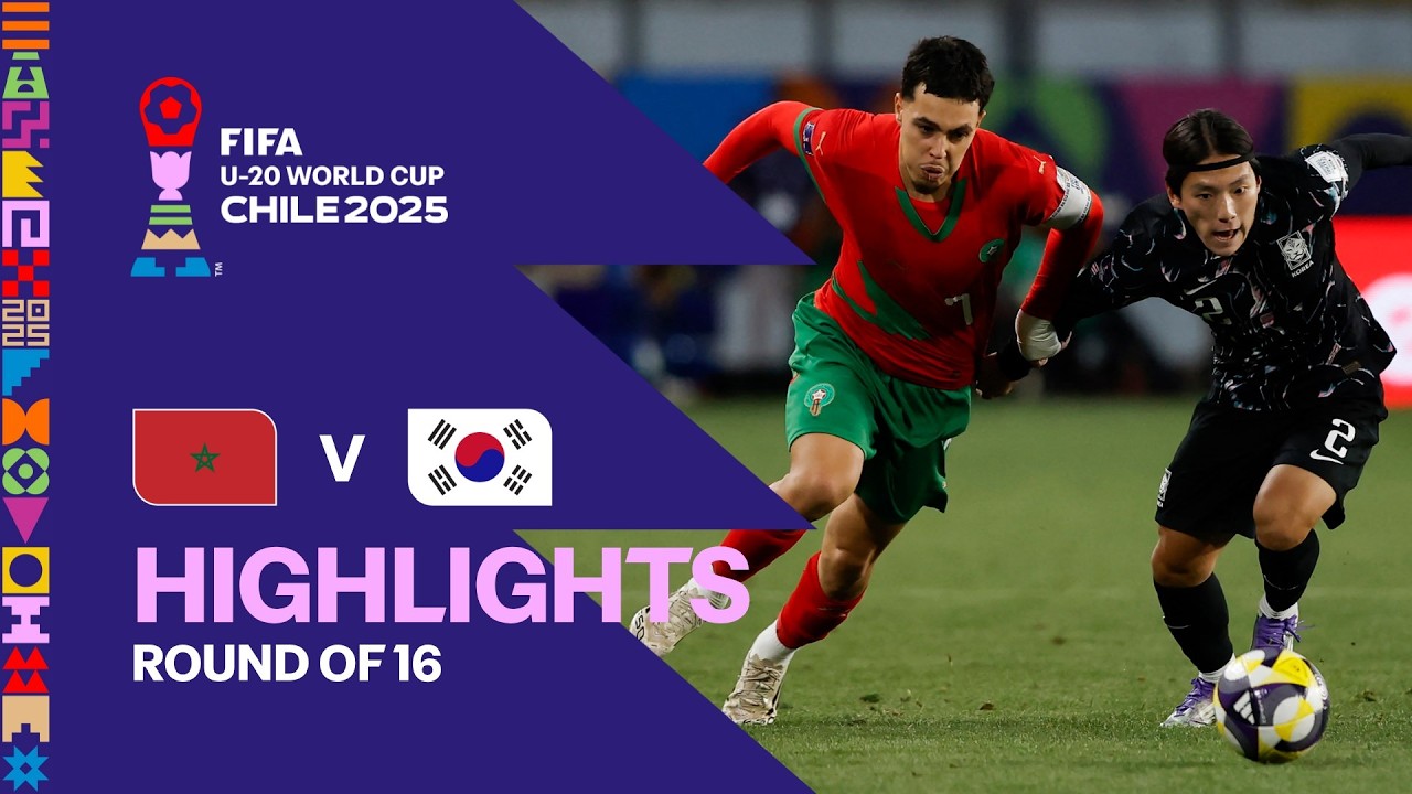 Morocco vs Korea Republic | Exciting Highlights from FIFA U-20 World Cup Chile 2025 β½