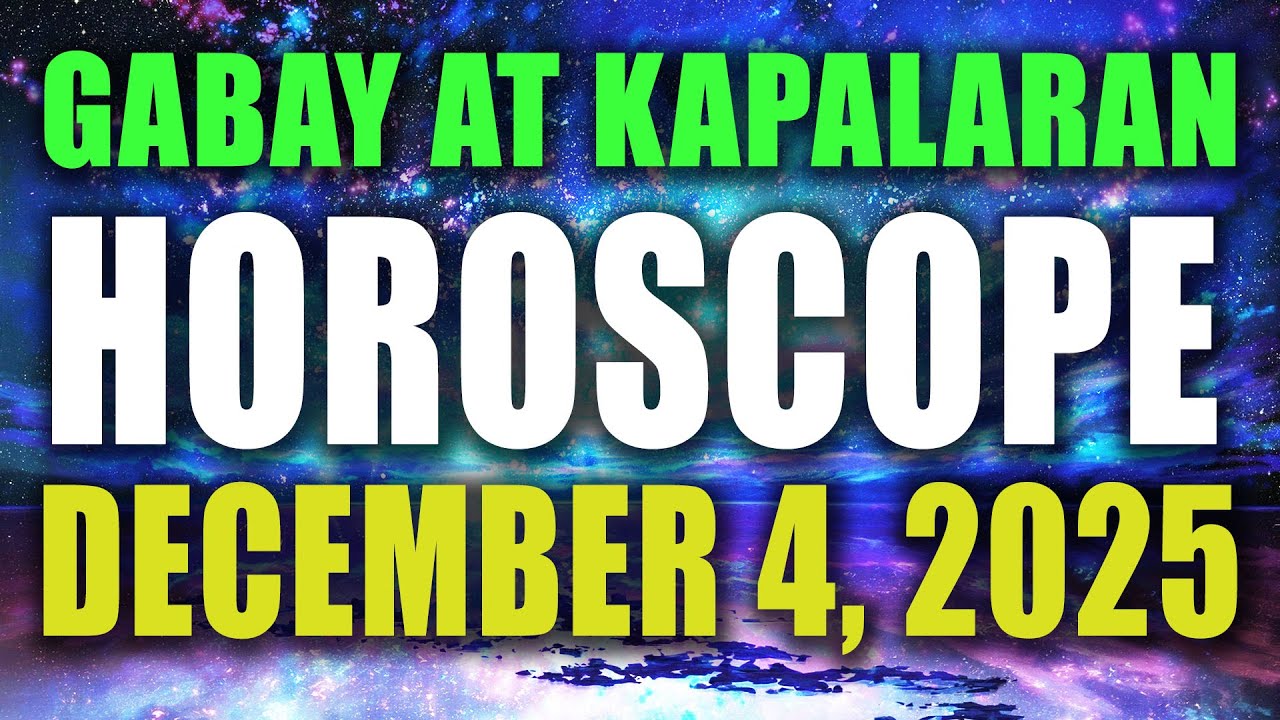 Horoscope Today - December 4, 2025 ✨