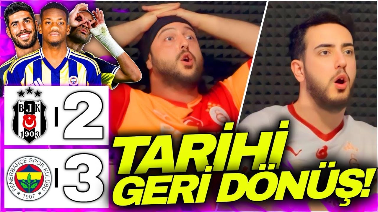 Fenerbahçe'nin Tarihi Zaferi! Beşiktaş 2-3 Fenerbahçe Maçı Özeti ⚽