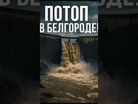 🌊 Потоп в Белгороде! Дамба не выдержала — вода смывает позиции армии РФ!