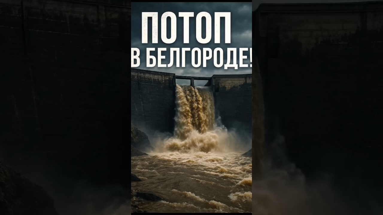 Катастрофа в Белгороде: Дамба прорвалась, армейские позиции затоплены 🌊