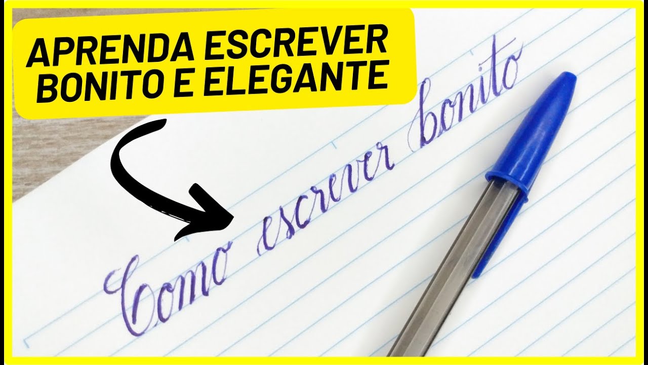 Segredo para Escrever Bonito e Elegante em 5 Minutos ✍️