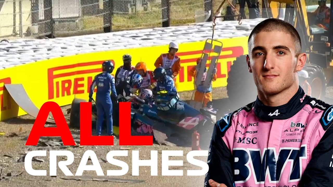 All F1 Crashes by Jack Doohan 🚗