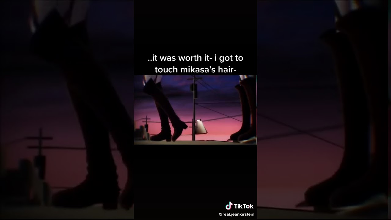 Did Jean Really Touch Mikasa's Hair? | AOT Fan Theory