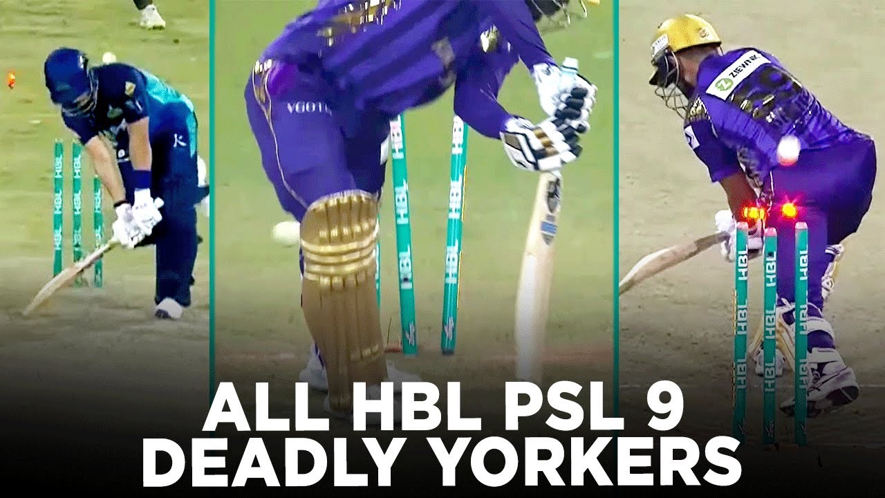 PSL 9 HBL PSL 9: Watch All the Deadly Yorkers in Pakistan Super League 2024 🏏