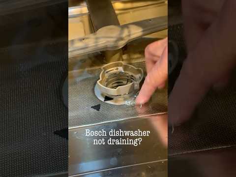 Bosch dishwasher not draining? Try this first...