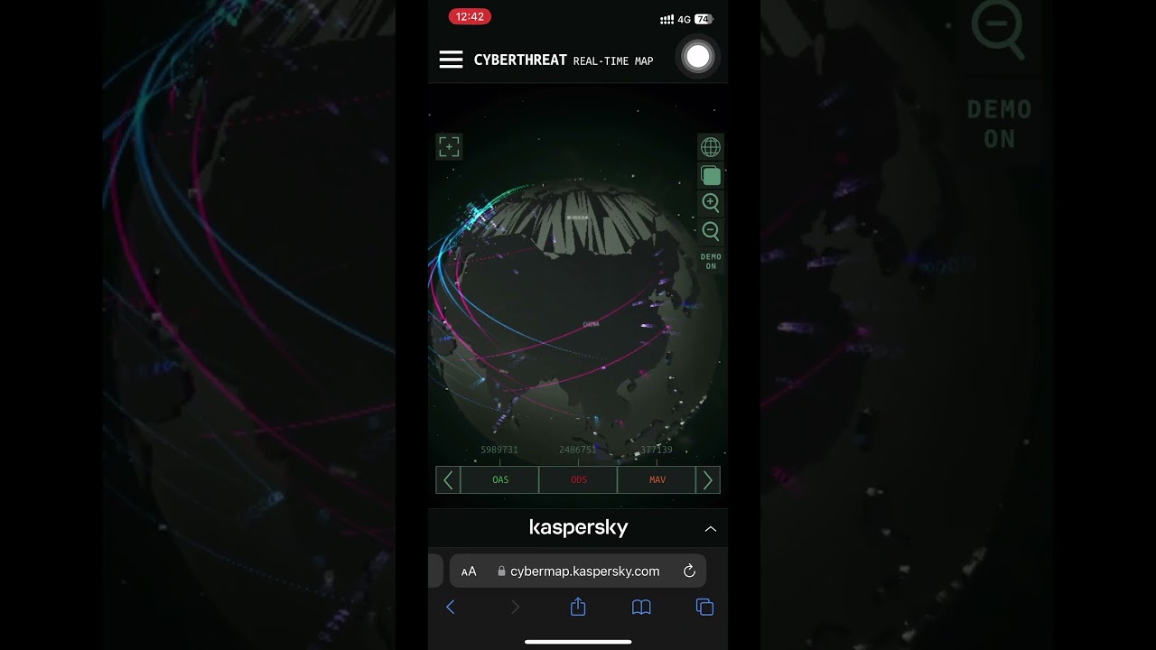 Live Cyber Attack Map 🌐