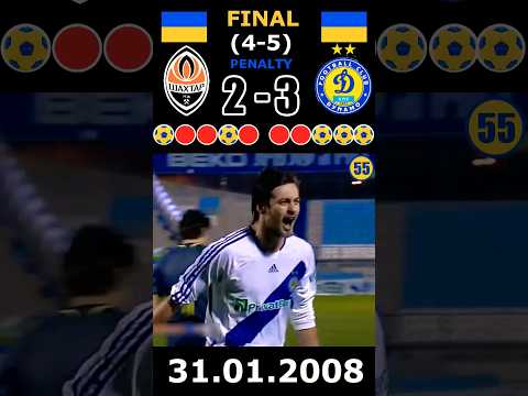 Браво, СаШо! Шахтар - Динамо в Ізраїлі. Серія Пенальті. Фінал КПК 2008 #ukraine #shakhtar #dynamo