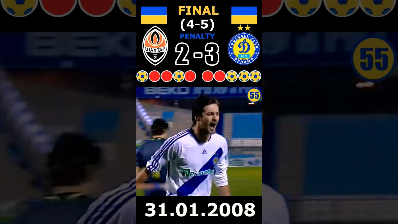 Шахтар vs Динамо: Епічний фінал Кубка Першого каналу 2008 🏆