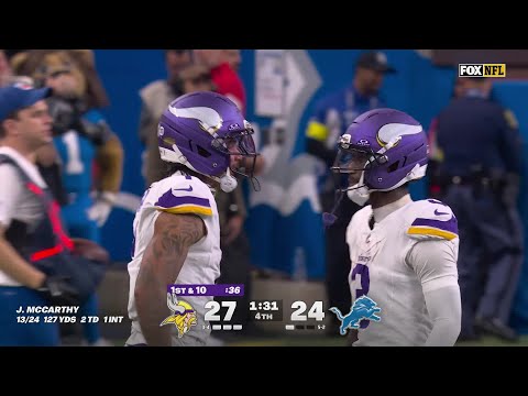 Minnesota Vikings Game Highlights vs. Detroit Lions | 2025 NFL Regular Season Week 9