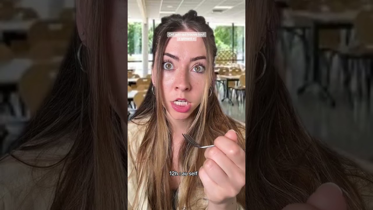 Adolescent Faced with 'Gênant' Moments 😂