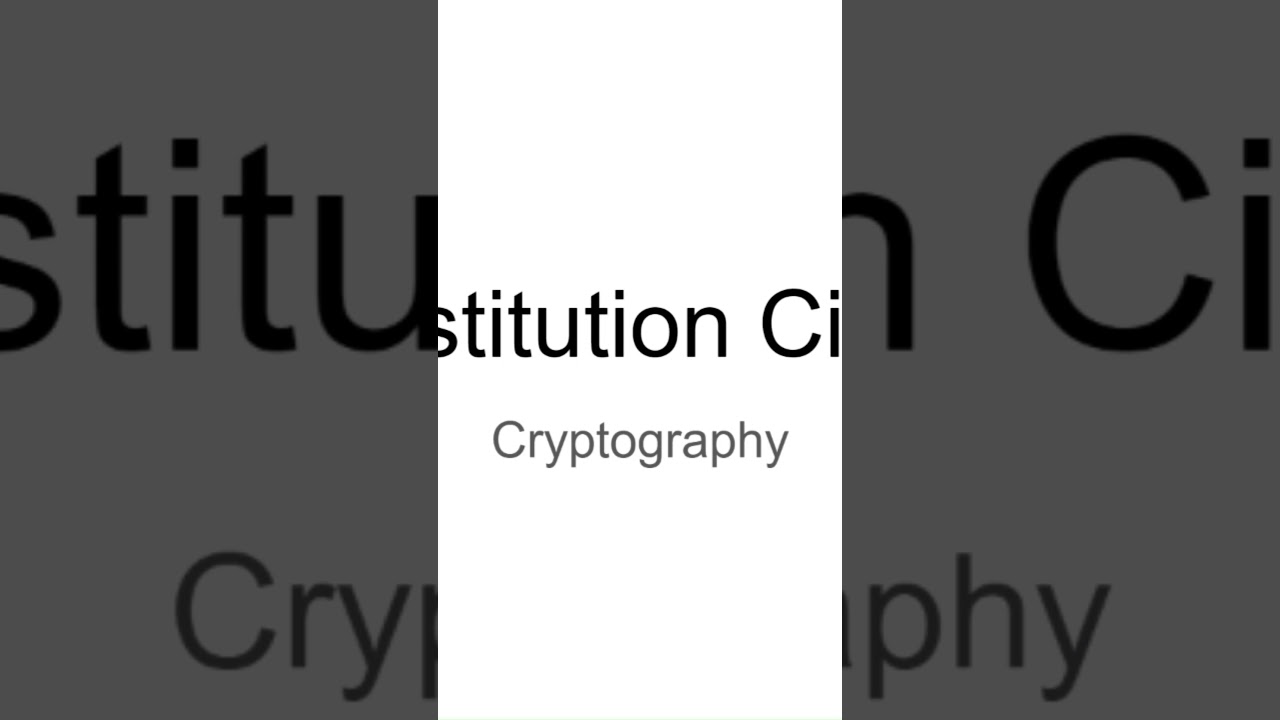 Master Substitution Ciphers π | Full Tutorial & Examples
