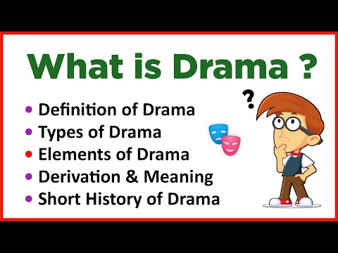 What is Drama in Literature? 🎭 | Types of Drama in Literature | Drama and it's Elements