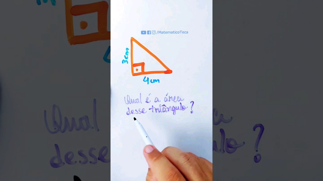 Cálculo da Área do Triângulo 📐