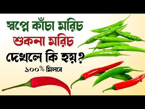 স্বপ্নে মরিচ দেখলে কি হয় | shopner bekkha | স্বপ্নের ব্যাখ্যা | dreams interpretation of pepper |