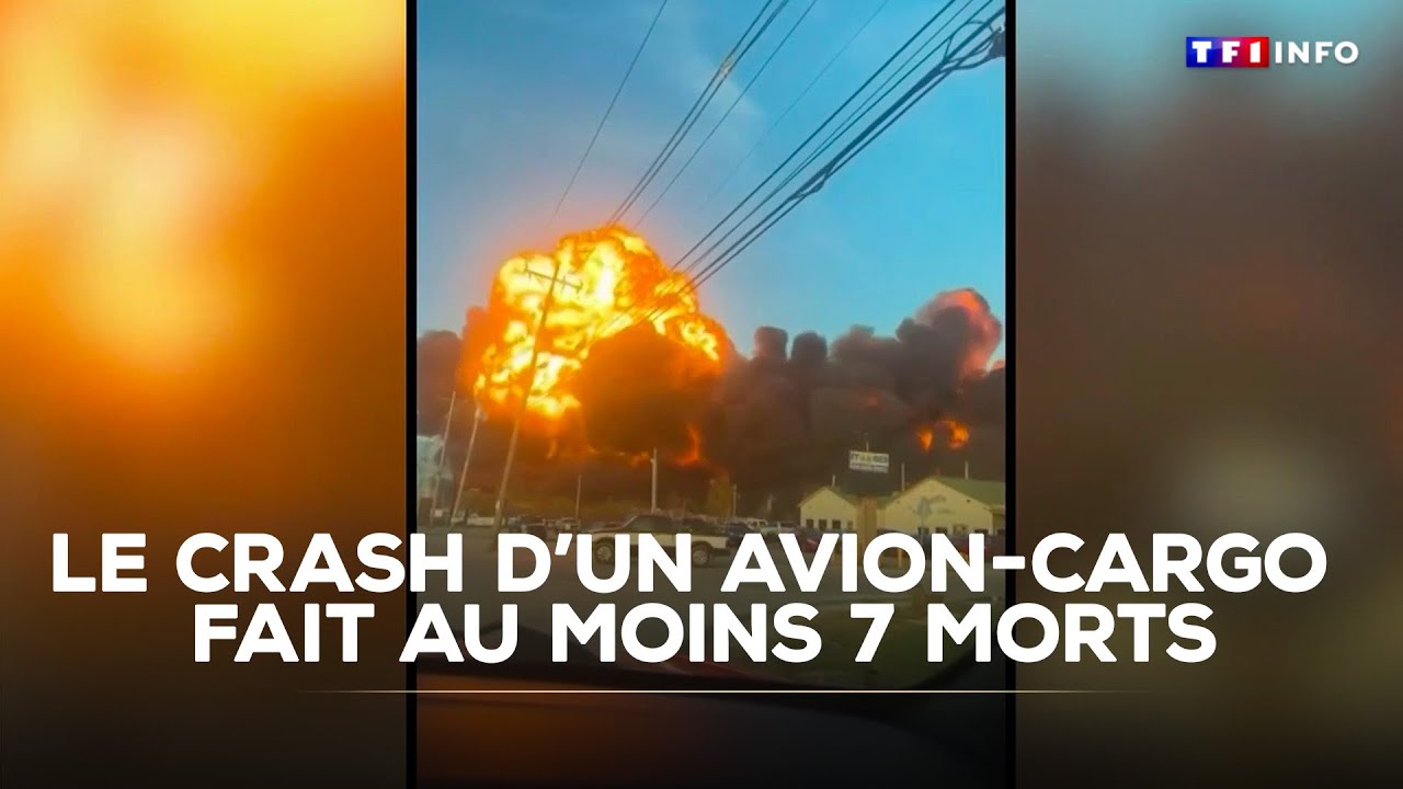 Crash dévastateur d’un avion-cargo près de Louisville : 7 morts et images impressionnantes 🚒