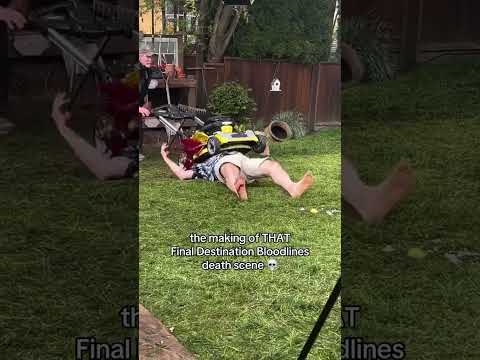 Behind the scenes of THAT #FinalDestination #Bloodlines death 👀