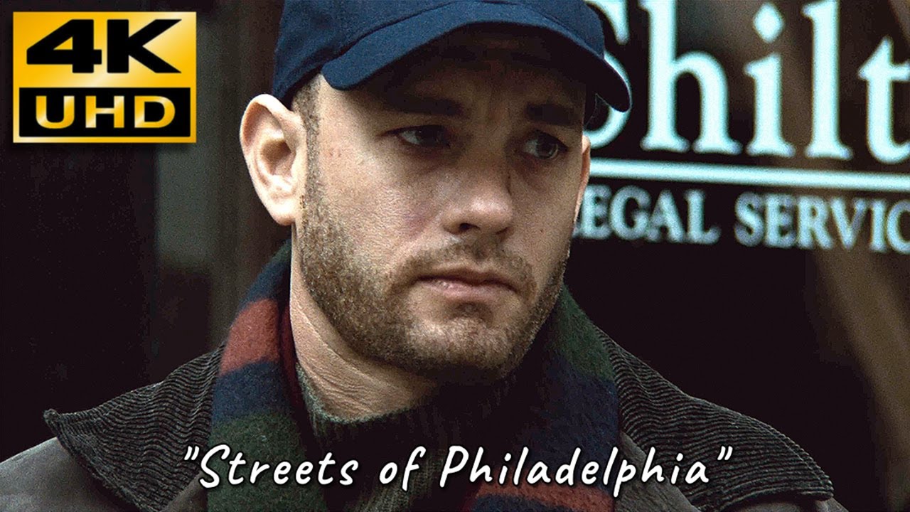 Philadelphia 1993 OST - Streets of Philadelphia in 4K 🎶