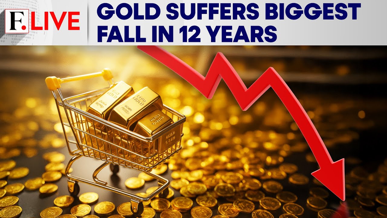 Gold and Silver Prices Drop Sharply to 12-Year Lows 📉 | Firstpost Live