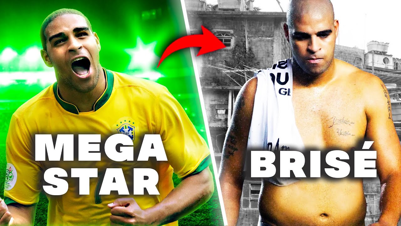 La chute tragique d'Adriano, l'attaquant légendaire du football ⚽