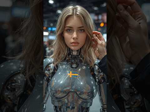 Sweden's Realistic Robot Woman Acts Like a Real Human #robot