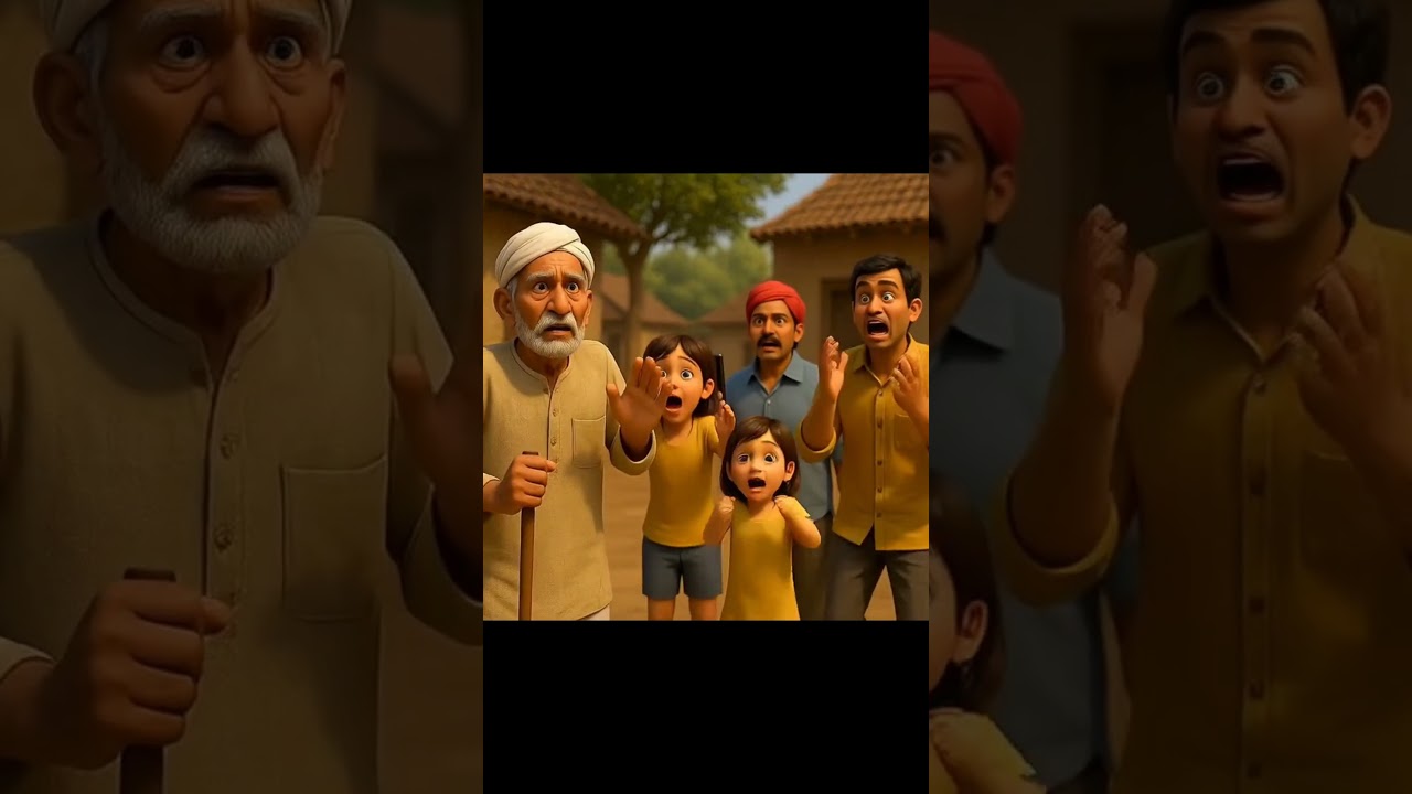 गांव की गली में मुरगी की मजेदार दौड़! 🐔😂