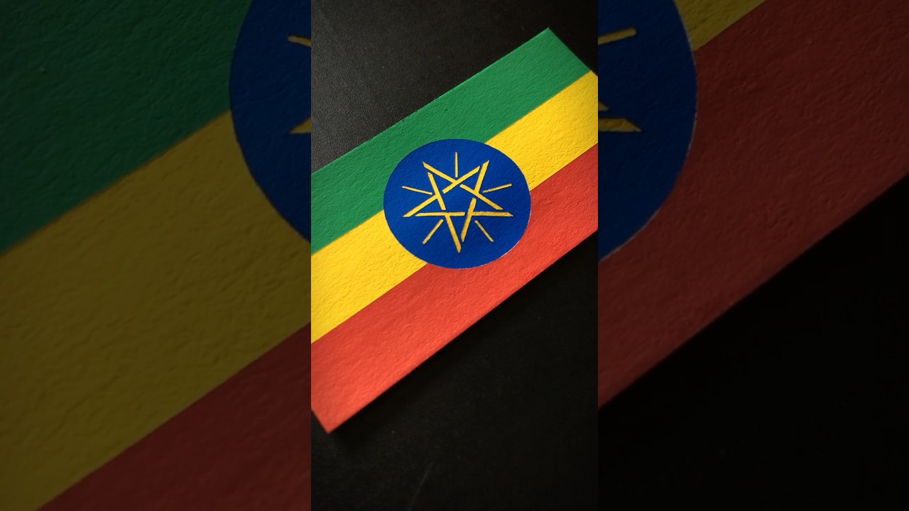 Learn How to Draw the Ethiopian Flag 🇪🇹 | Step-by-Step Guide