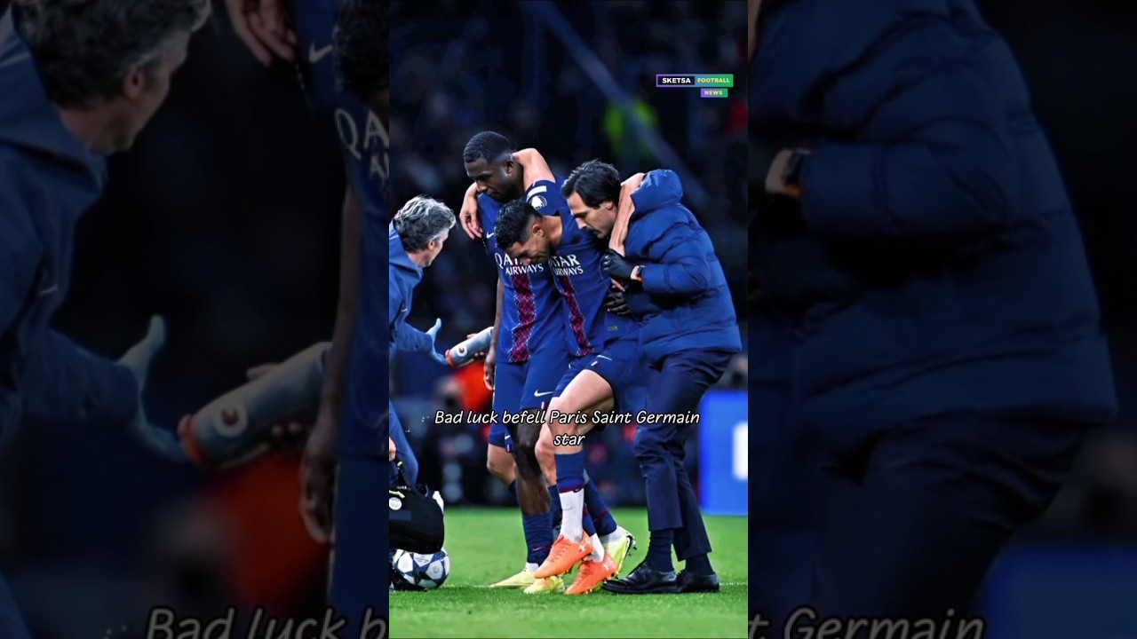 Achraf Hakimi Sustains Injury After Hard Tackle by Luis Diaz ⚽