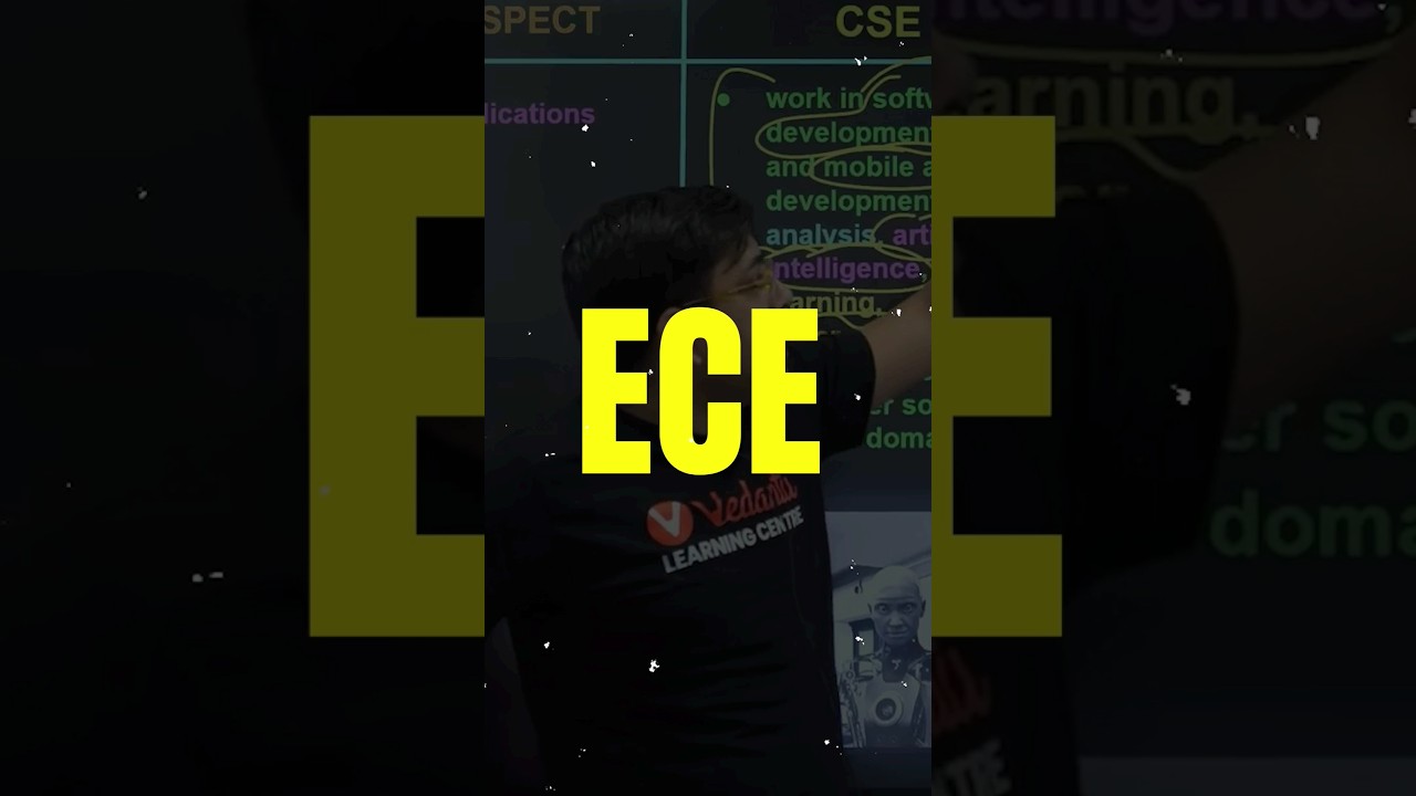 CSE😍 v/s ECE🤯How to Choose?#shorts #cse #ece #computerscience #electronic #engineering #btech