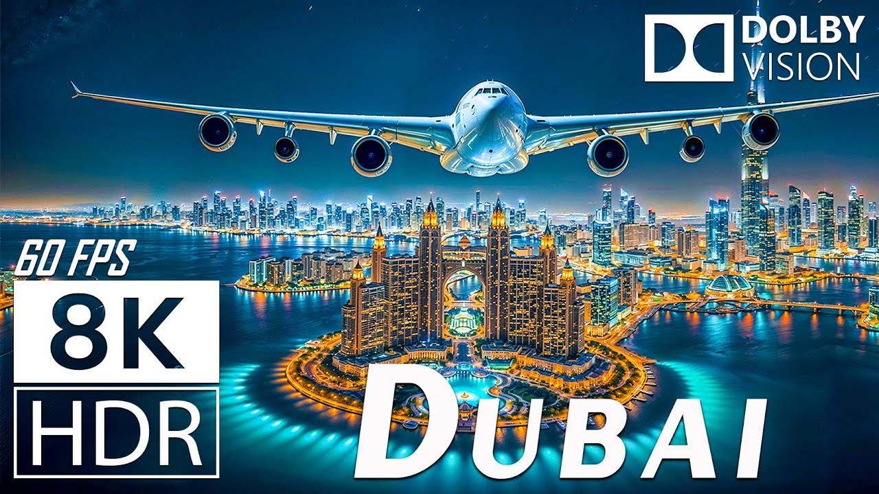 Dubai in 8K HDR: Futuristic Luxury & Views 🌆