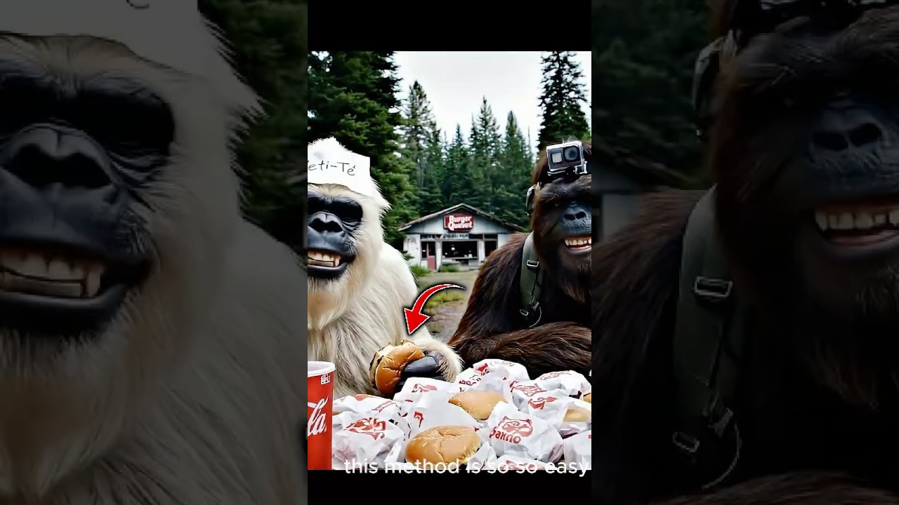 Yeti & Bigfoot's Epic Good Deed: 100 Burgers for the Homeless! 🍔