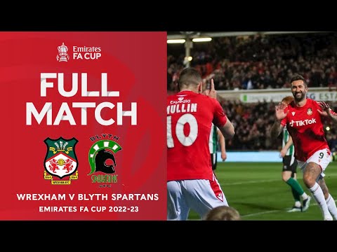 Wrexham 3-2 Blyth Spartans | Fourth Round Qualifying | Emirates FA Cup 2022-23