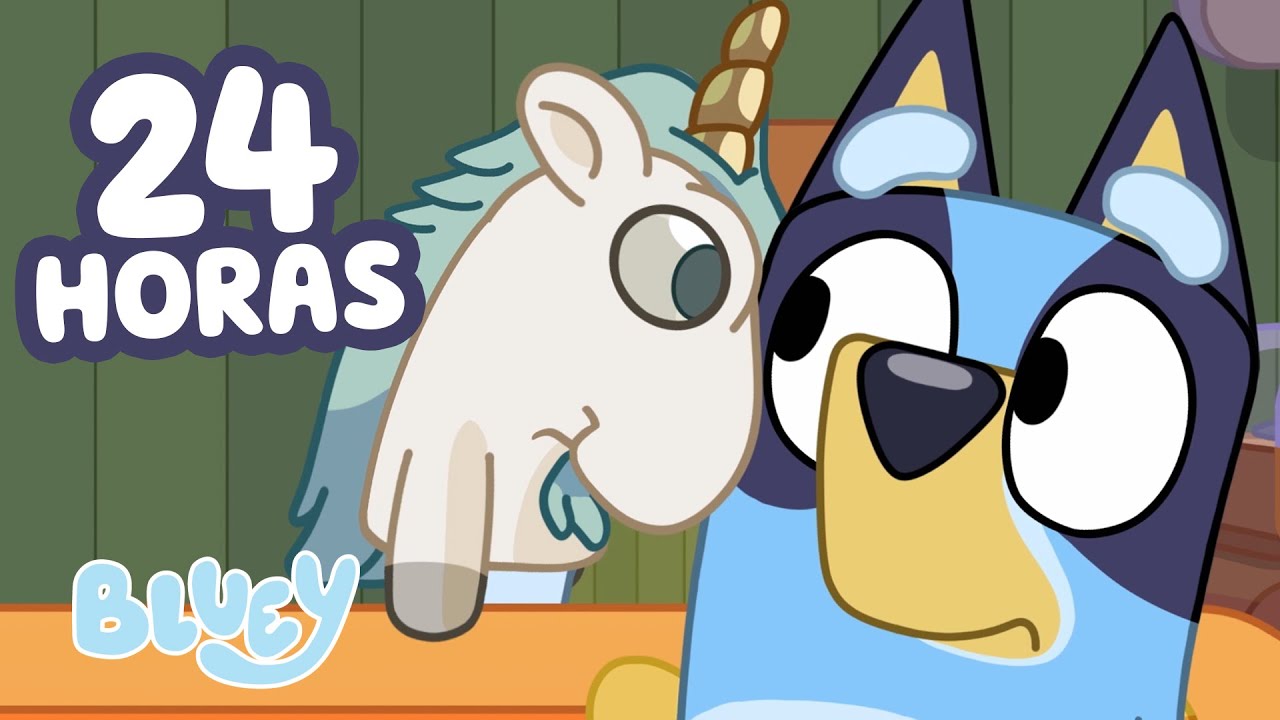 🔴 En Vivo: Episodios Completos de Bluey en HD | 24 Horas de Diversión con Juguetes 💙🦄