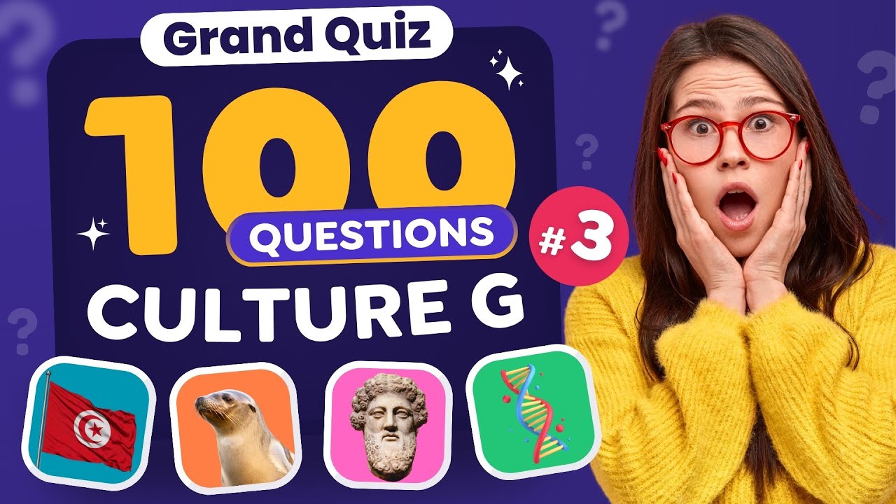 Quiz de Culture Générale : 100 Questions pour Tester Vos Connaissances 🧠