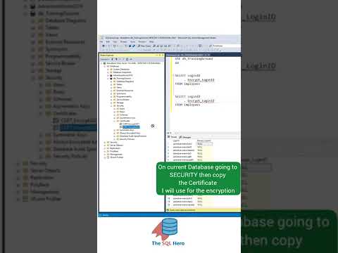 Encrypt your data!!! #sql #sqlserver #database #dba #data #dataengineering #dataanalytics #dev