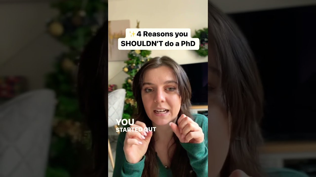 4 Reasons to Rethink Doing a PhD 📚