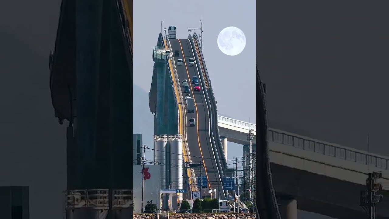 Eshima Ohashi Bridge Looks Like a Rollercoaster 🎢