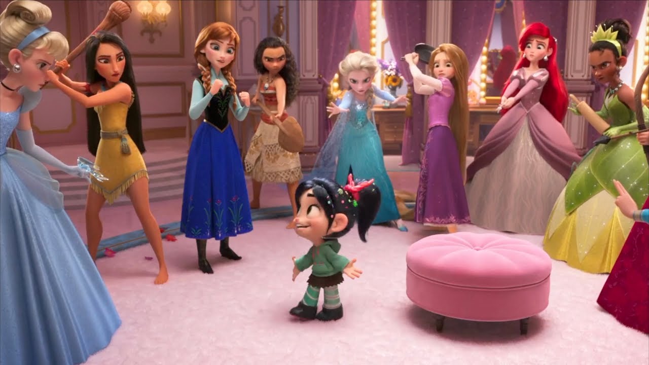 Vanellope Meets Disney Princesses in Ralph Breaks the Internet