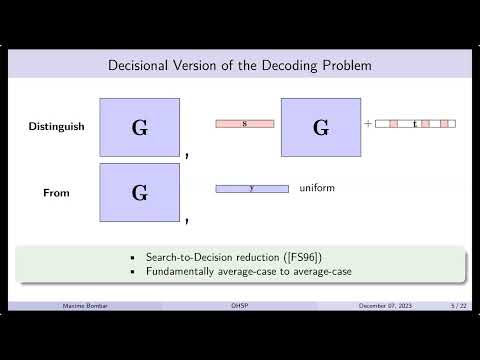 Code-Based Cryptography (Asiacrypt 2023)