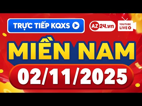 XSMN 2/11/2025 🔴 Trực tiếp Xổ số miền Nam hôm nay chủ nhật - SXMN ngày 2 tháng 11 - XS Miền Nam